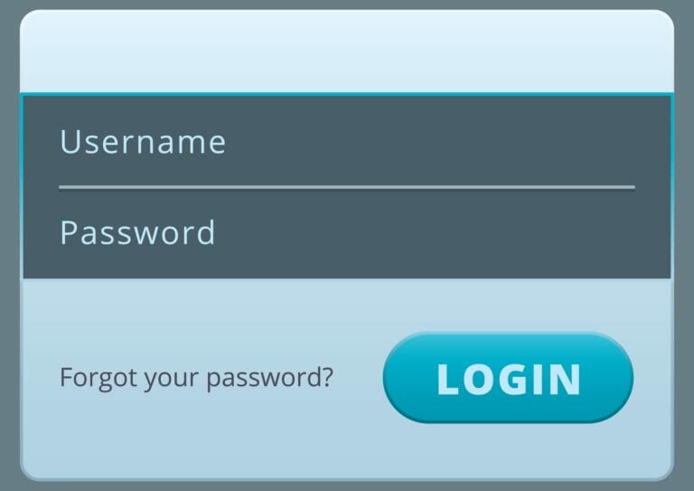 Website Login Box