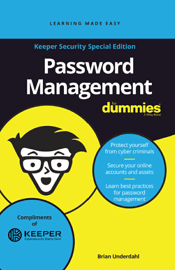 Password Management for Dummies Book Cover