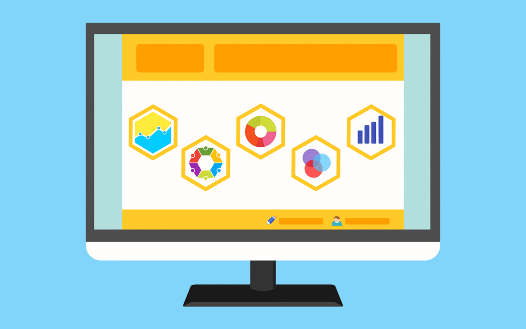 Free statistic survey website vector