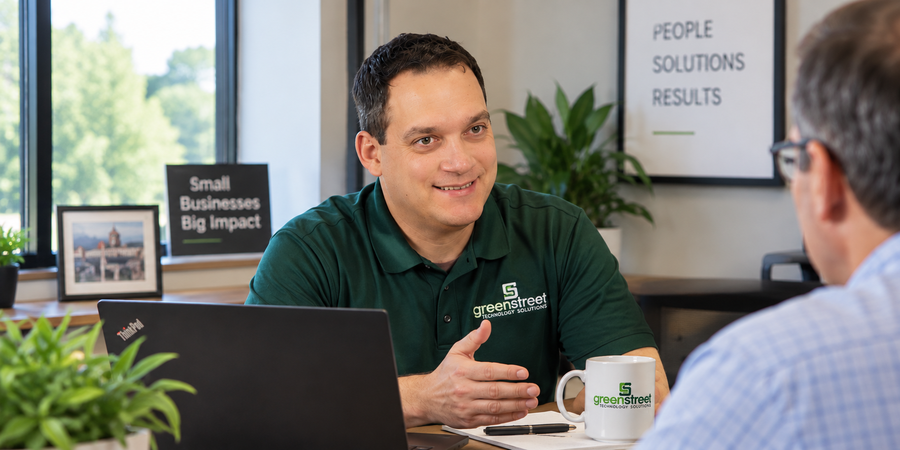 Green Street Technology Solutions consulting with a small business client